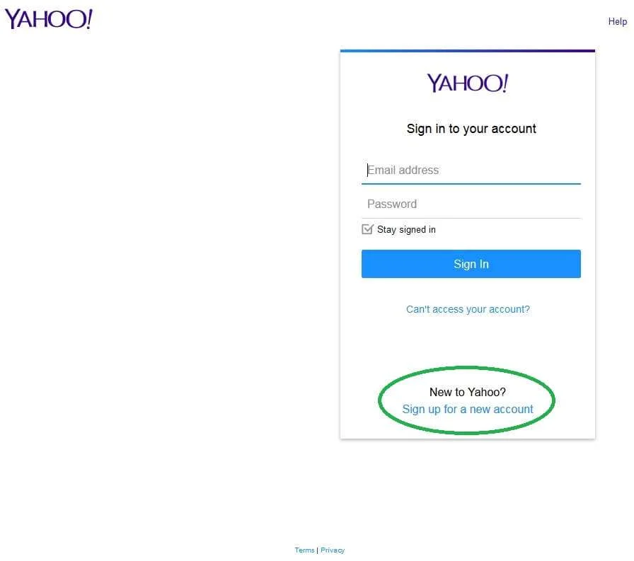 Signin Your Yahoo Account without Password