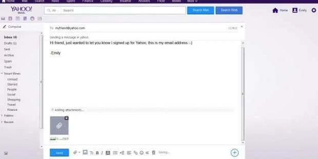 yahoo attaching video file yahoo attaching video file