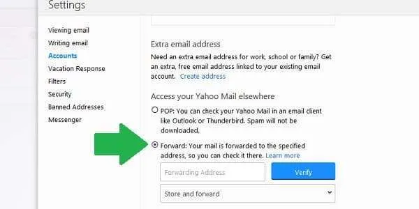 yahoo mail forwarding scroll down Yahoo Mail Forwarding