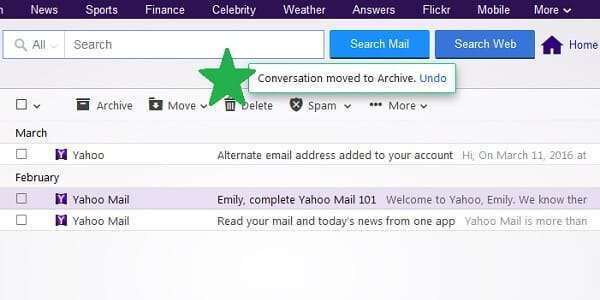 yahoo message archived