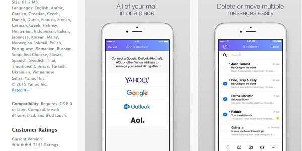 Yahoo Mail Applications