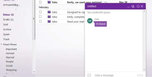 yahoo messenger message sent yahoo messenger message sent