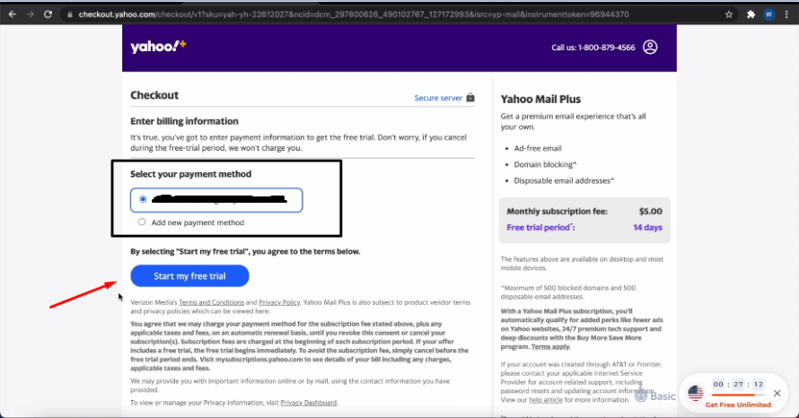 yahoo mail plus