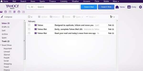 yahoo mail forward copy of email