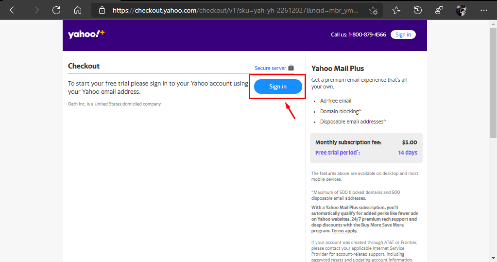 yahoo disposable email address not working